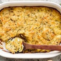 Картофель, запеченный с чесноком