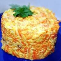Салат из морковки с сыром