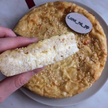 Вкусный и простой сырный пирог