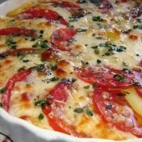 Великолепная закуска «помидоры с сыром»
