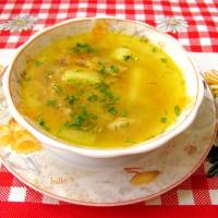 Куриный суп с чечевицей