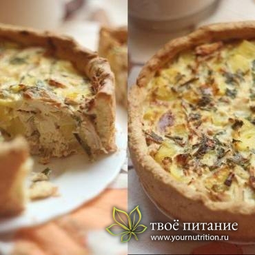 Пирог с курицей и картофелем