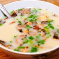 Суп из утки с капустой и грибами