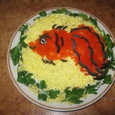 Салат Золотая рыбка