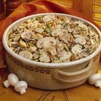Запеканка рисовая с грибами